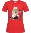 Женская футболка Fashion Labubu Красный Женская футболка Fashion Labubu Красный фото