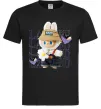 Мужская футболка Fashion Labubu Черный фото