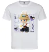 Мужская футболка Fashion Labubu Белый фото