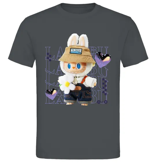 Мужская футболка Fashion Labubu Графит фото