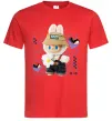 Мужская футболка Fashion Labubu Красный фото