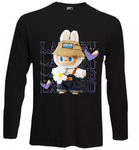 Лонгслив Fashion Labubu Черный фото