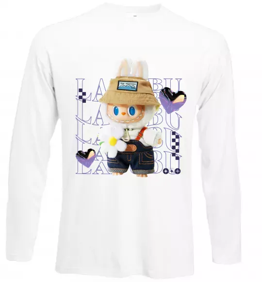 Лонгслив Fashion Labubu Белый фото