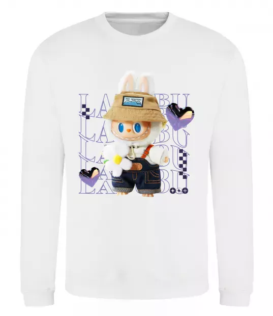 Свитшот Fashion Labubu Белый фото
