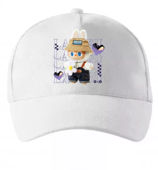Кепка Fashion Labubu Білий фото
