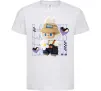 Детская футболка Fashion Labubu Белый фото