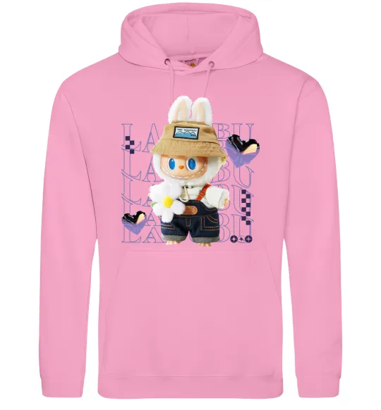 Чоловіча толстовка (худі) Fashion Labubu Рожевий фото