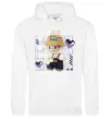 Мужская толстовка (худи) Fashion Labubu Белый фото
