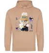 Мужская толстовка (худи) Fashion Labubu Песочный фото
