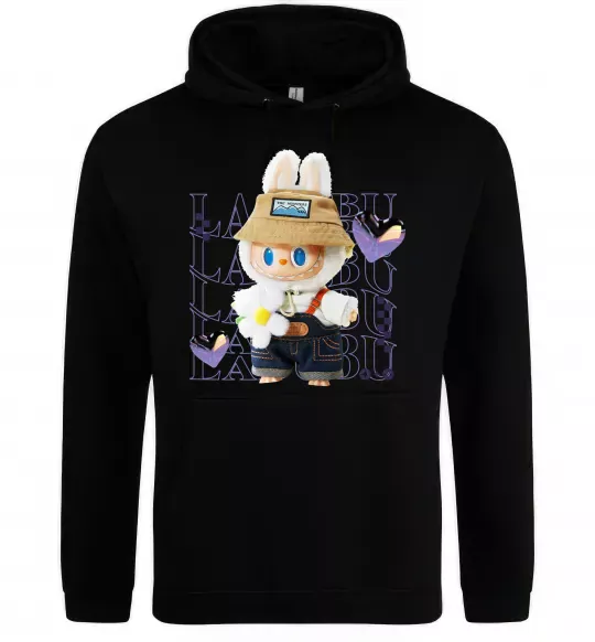 Женская толстовка (худи) Fashion Labubu Черный фото
