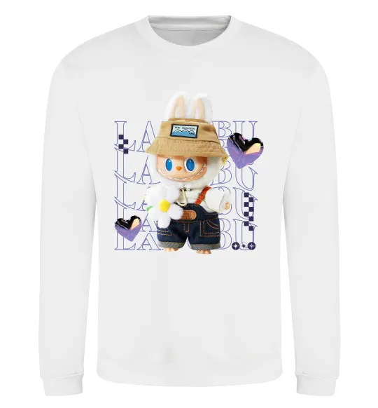 Світшот Fashion Labubu Білий фото