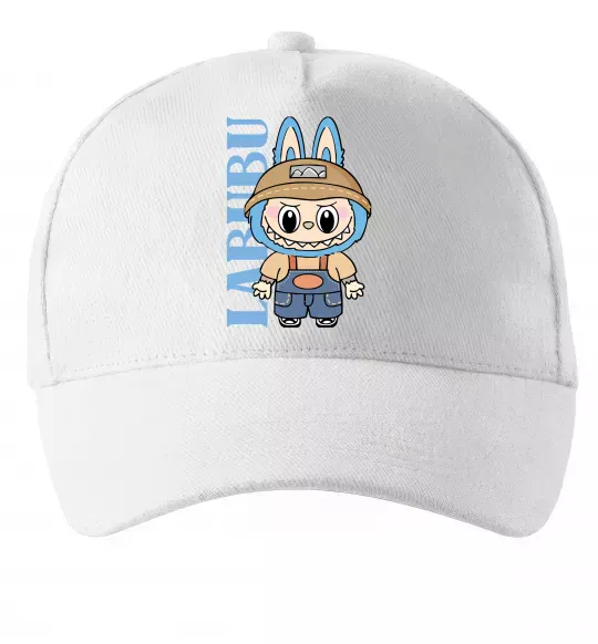 Кепка Labubu blue Білий фото