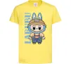 Детская футболка Labubu blue Лимонный фото