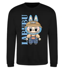 Свитшот Labubu blue Черный фото