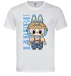 Чоловіча футболка Labubu blue Білий фото