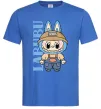 Чоловіча футболка Labubu blue Яскраво-синій фото