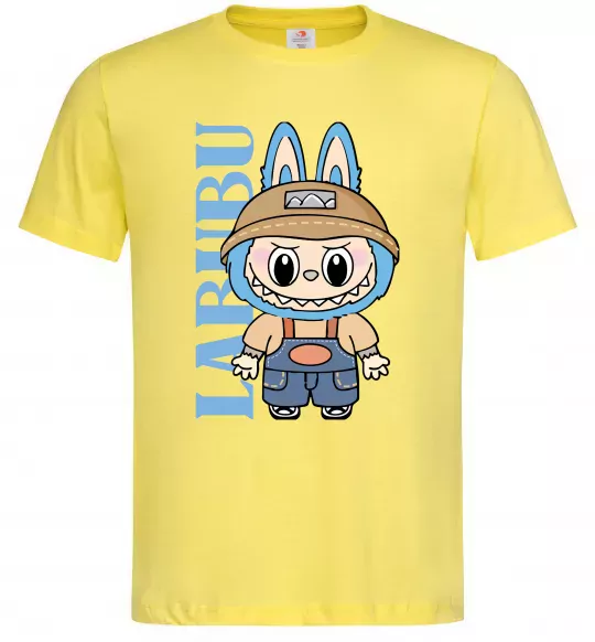 Чоловіча футболка Labubu blue Лимонний фото