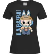 Жіноча футболка Labubu blue Чорний фото