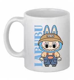 Чашка керамическая Labubu blue