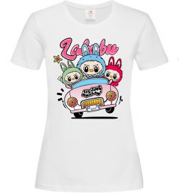 Женская футболка Labubu exciting macaron