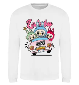 Свитшот Labubu exciting macaron Белый фото