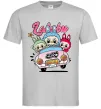 Чоловіча футболка Labubu exciting macaron Сірий Чоловіча футболка Labubu exciting macaron Сірий фото