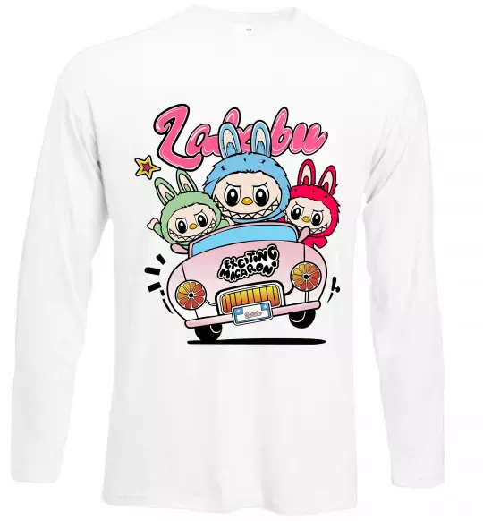 Лонгслив Labubu exciting macaron Белый фото