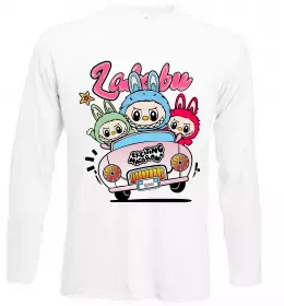 Лонгслив Labubu exciting macaron Белый фото