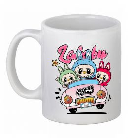 Чашка керамічна Labubu exciting macaron