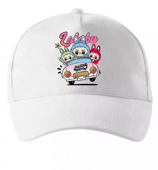 Кепка Labubu exciting macaron Білий фото
