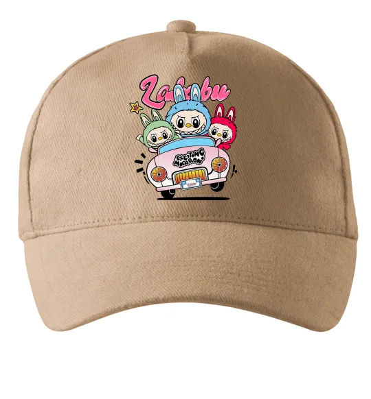 Кепка Labubu exciting macaron Пісочний фото