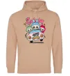 Мужская толстовка (худи) Labubu exciting macaron Песочный фото