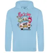 Жіноча толстовка (худі) Labubu exciting macaron Блакитний фото