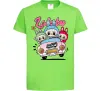 Дитяча футболка Labubu exciting macaron Лаймовий фото