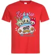 Чоловіча футболка Labubu exciting macaron Червоний Чоловіча футболка Labubu exciting macaron Червоний фото