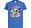 Дитяча футболка Labubu exciting macaron Яскраво-синій фото