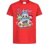 Дитяча футболка Labubu exciting macaron Червоний фото