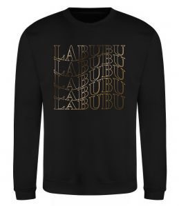 Свитшот Labubu золотий напис