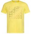 Чоловіча футболка Labubu золотий напис Лимонний фото