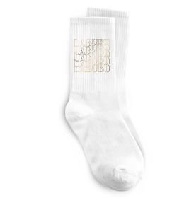 Носки Labubu золотий напис