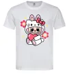 Чоловіча футболка Labubu Hello Kitty Білий фото