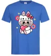 Чоловіча футболка Labubu Hello Kitty Яскраво-синій фото