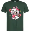 Чоловіча футболка Labubu Hello Kitty Темно-зелений фото