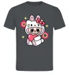 Чоловіча футболка Labubu Hello Kitty Графіт фото
