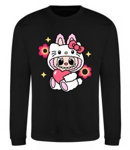 Світшот Labubu Hello Kitty