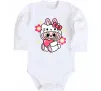 Дитячий бодік Labubu Hello Kitty Білий фото