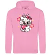 Жіноча толстовка (худі) Labubu Hello Kitty Рожевий фото
