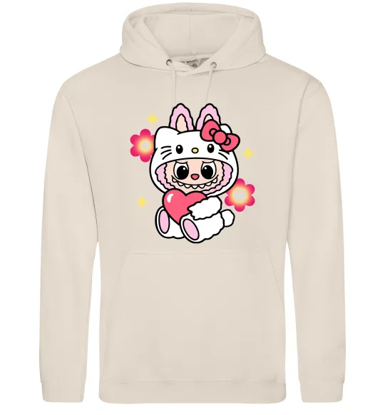 Женская толстовка (худи) Labubu Hello Kitty Таш фото