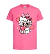 Дитяча футболка Labubu Hello Kitty Яскраво-рожевий фото