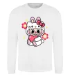 Свитшот Labubu Hello Kitty Белый фото